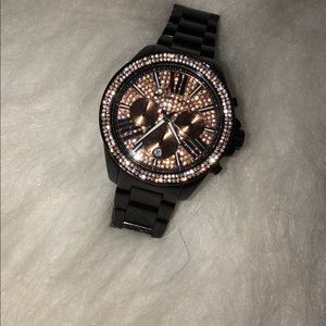 Black and rose gold Micheal Kors watch!😍